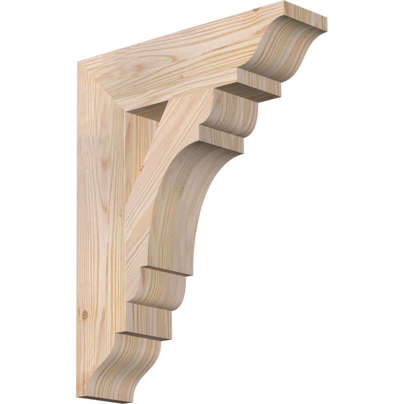 Support olympique traditionnel, Douglas (lisse), H 18 po x l 3,5 po x P 14 po