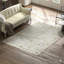 Tapis gris en polypropylène à motif oriental traditionnel Lecuyer-27327303