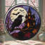 Pare-soleil d'Halloween (5) vitrail pour fenêtre-133227430