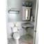 Comptoir de meuble-lavabo Templeton de 30 po Kingston avec pieds en acrylique transparent (8 po, 3 trous)-17298298