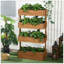 Pot à fleurs surélevé en bois-2056960159