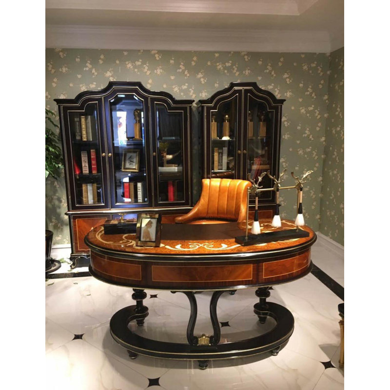 Executive Desk, White