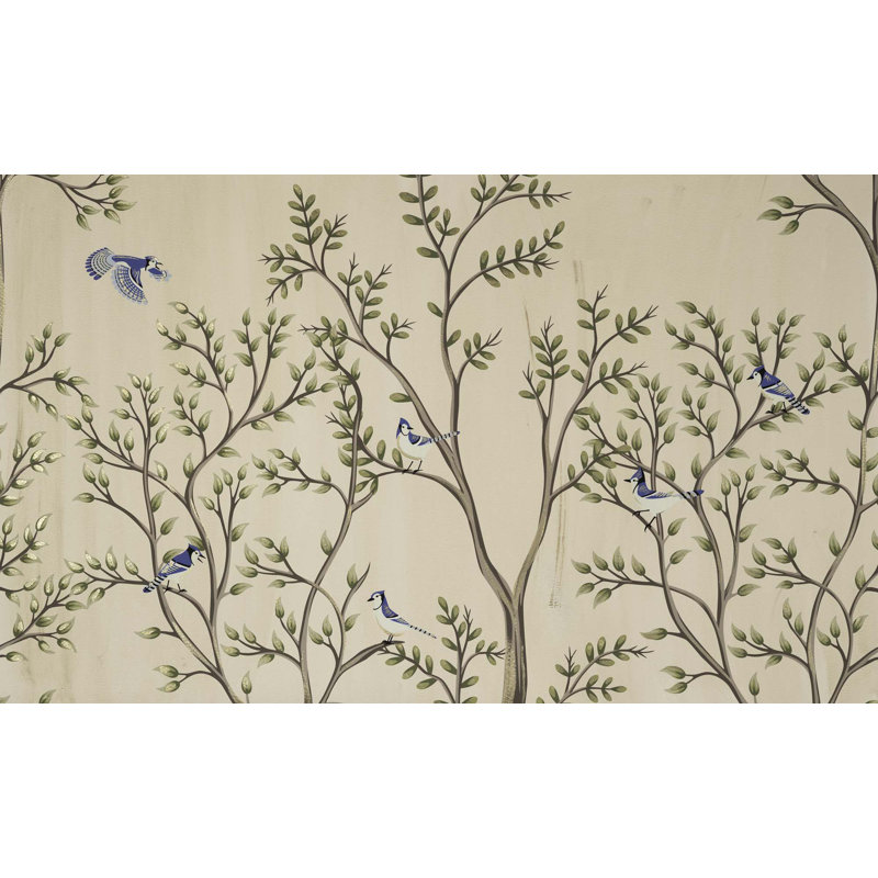 «Modern Chinoiserie» par Yaffa G - impression sur toile tendue, H 36 po x l 60 po x P 2 po