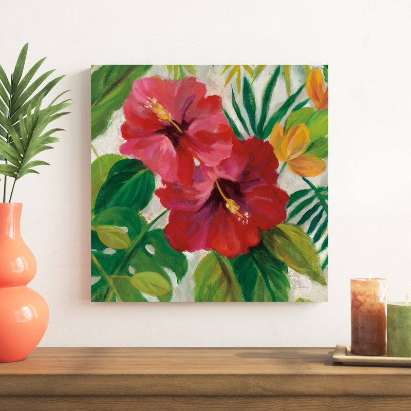 Bijoux tropicaux I V2, H 20 po x l 20 po