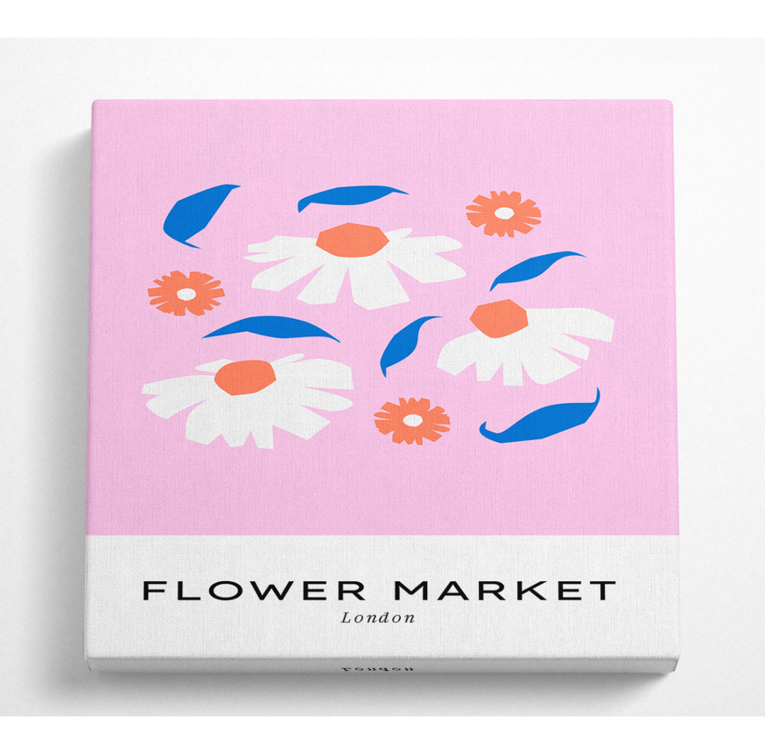 Squire London Flower Market - Kunstdrucke auf Leinwand - Wrapped Canvas