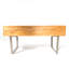 Harless Solid Wood Steel Writing Desk
