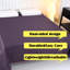 Couvre-lit de couleur unie - mauve - 168 × 229 cm-119688223-119688224