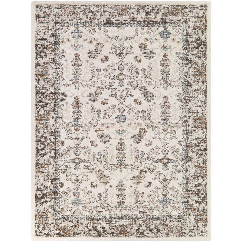Tapis oriental gris anthracite Clarkson, Rectangle 5 pi 3 po x 6 pi 11,9 po
