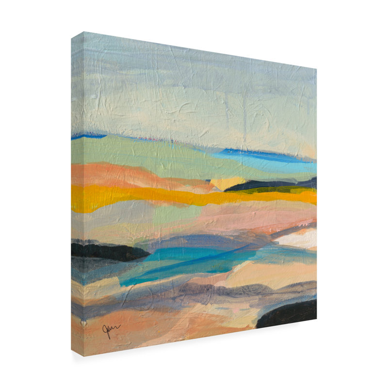 Art sur toile Jan Weiss Colorfield 13, H 14 po x l 14 po