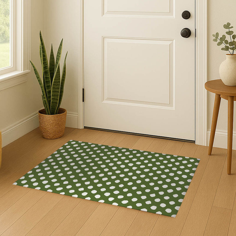 Paillasson Large Large, Vert olive, L 72 po x L 48 po