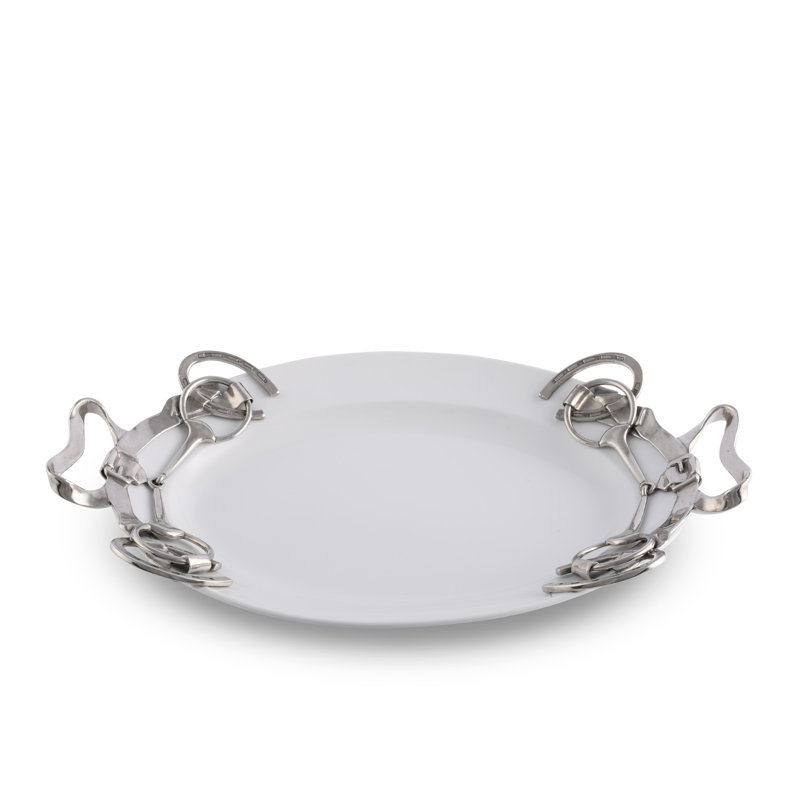 Equestrian Ceramic Decorative Tray