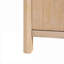Armoires | Armoire d'appoint à 4 portes Farmhouse, finition naturelle vieillie, grand espace de rangement dissimulé pour les petits espaces | Hall d'entrée | Bois massif et panneau de fibres à densité moyenne