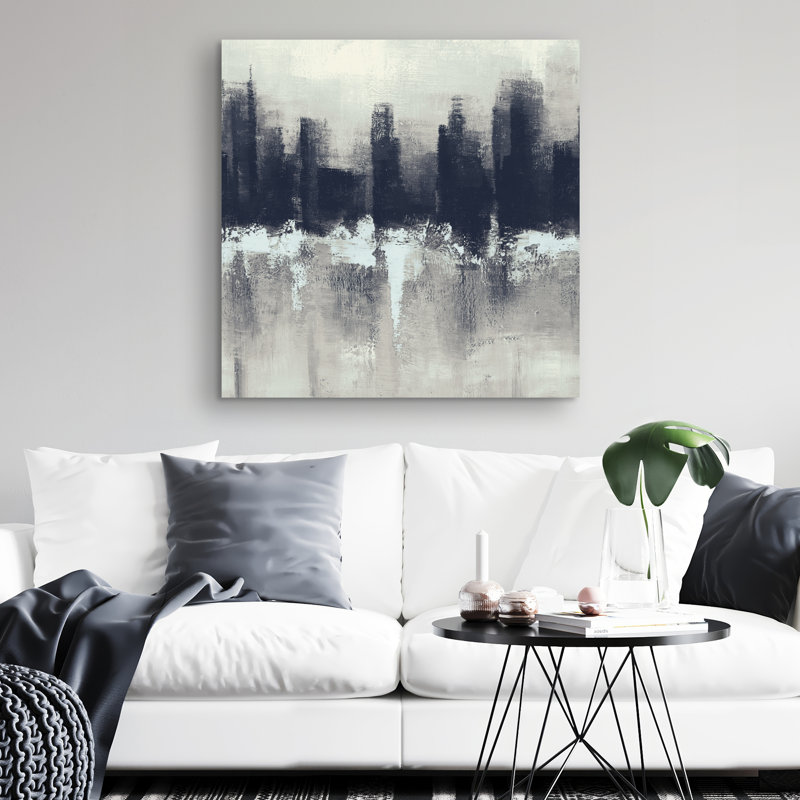 Dark city - 32"x32" art on canvas