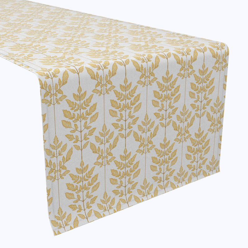 Table Runner, 100% Cotton, Floral 101, 90" x 16"