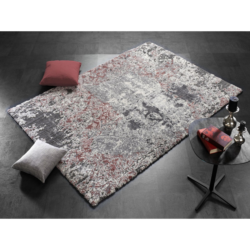 Dekker Damask Shag Area Rug, Rectangle 140 x 200cm