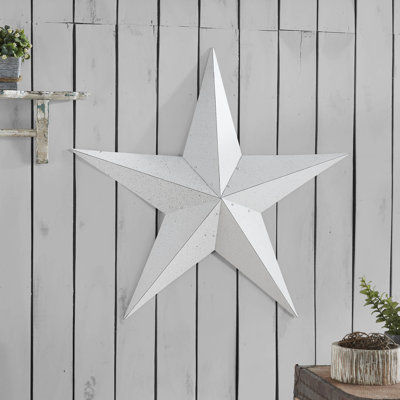 Festive Finds Metal Star Speckled Distressed