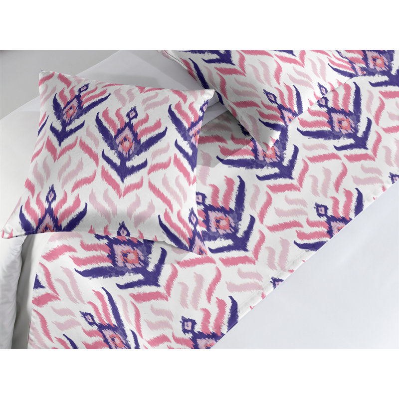 Ensemble de chemin de lit Ambesonne Boho Ikat, Très grand lit