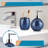 Mosaic Glass Bathroom Accessory Set