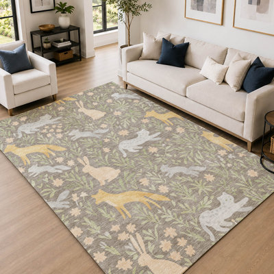 Premium Machine Washable Prisco AMF2509 Kids Rug