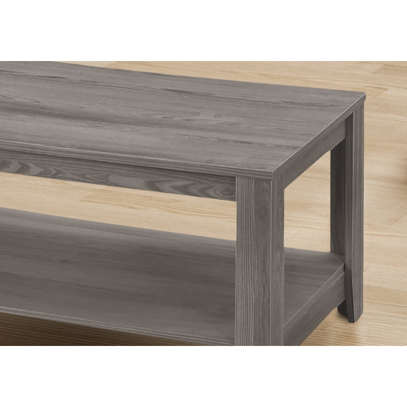 Ensemble de table basse moderne de trois articles ‑ tables pour le salon de style campagnard, Gris clair