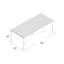 Spike Cocktail Table w/White Marble Top-23116799