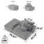 Canapé modulaire surdimensionné Modern-1827640397