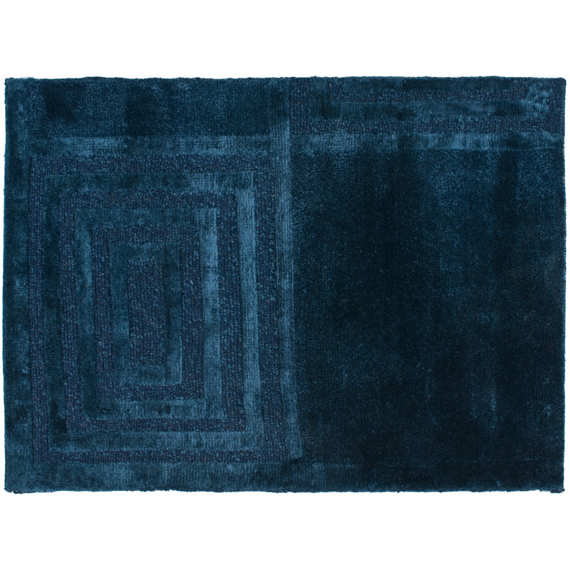Ralph Lauren Alistair Tiles Wool, Viscose Geometric Rug, Rectangle 4' x 6'