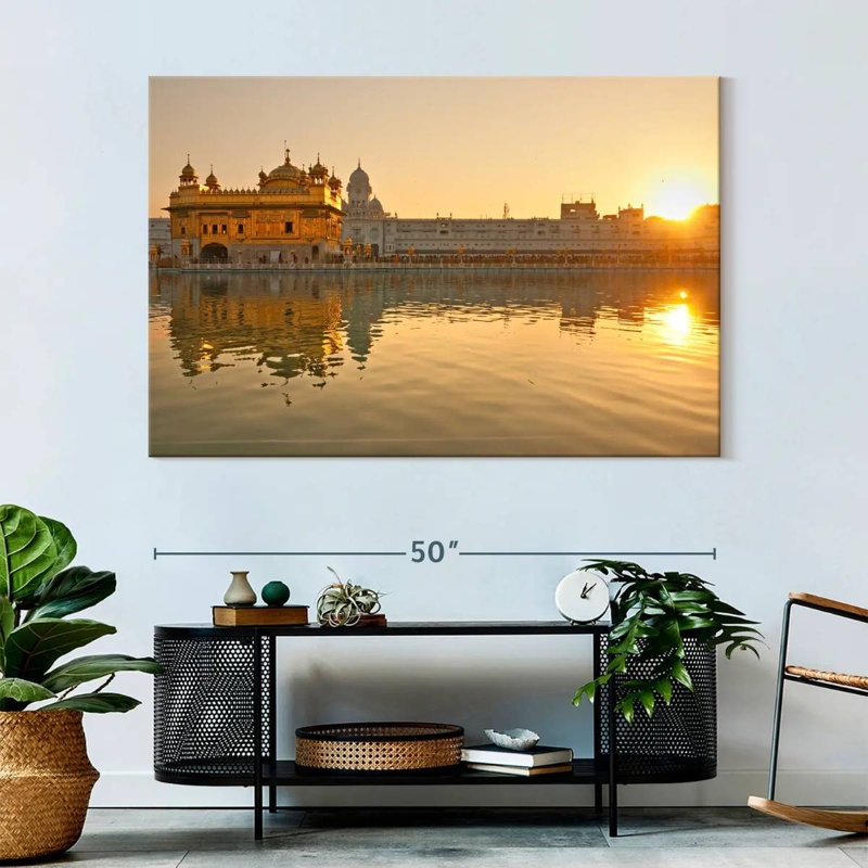 Adella Punjab Golden Temple, 34" H x 51" W