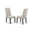 Ensemble de table de salle à manger 14 pièces comprenant une table de cuisine rectangulaire avec une table basse et 12 chaises de cuisine en tissu de lin, noir brossé-634637575-612685547-612685556