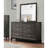 Hudson 58" Modern Charcoal Gray 6-Drawer Dresser-355626358