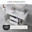 Armoire de salle de bain murale 48 "Minimalist-1666201548