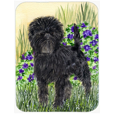 Planche à découper rectangulaire en verre trempé east urban home affenpinscher
