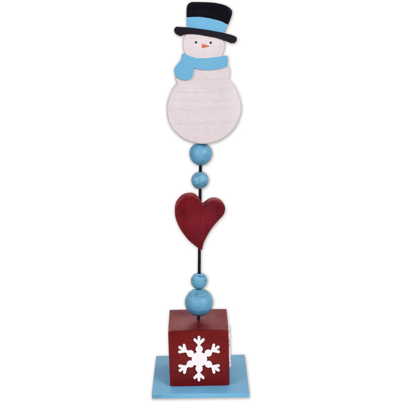 Snowman Porch Sitter