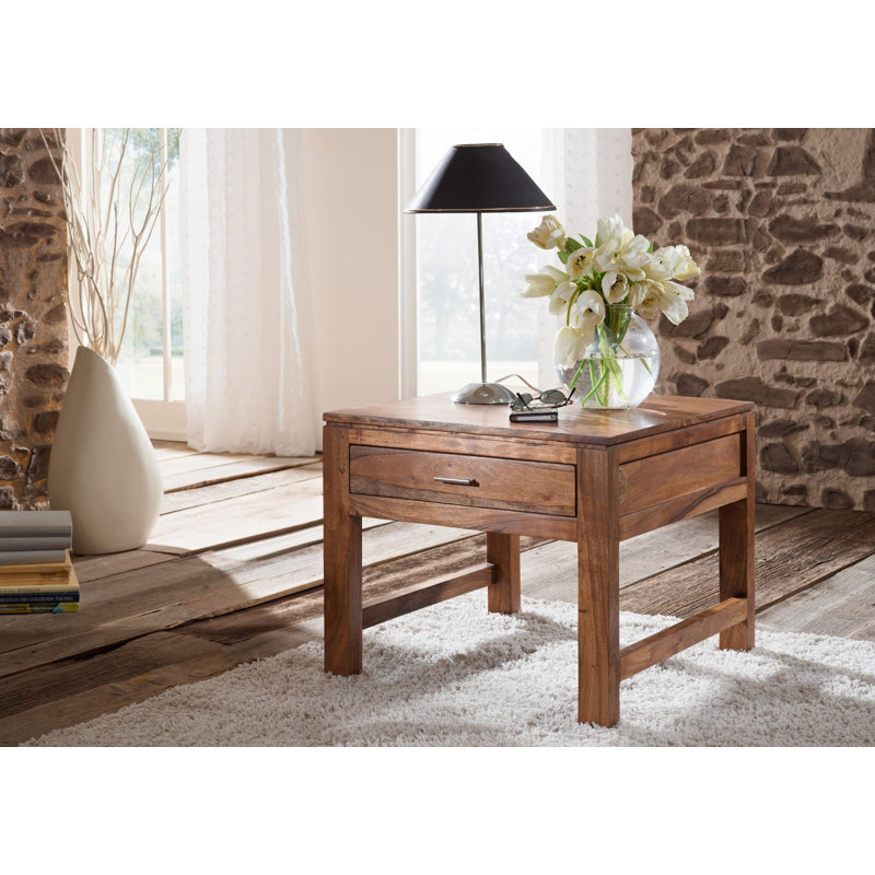 Shaman Solid Wood End Table