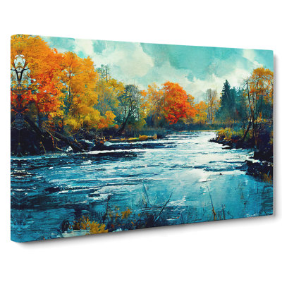 River Vol.1 - Wrapped Canvas Print