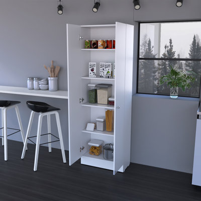 Buxton Rectangle 2-Door Storage Tall Cabinet