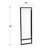 Meraj Wood Flat Floor Mirror
