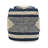 Diamond Handcrafted Fabric Cylindrical Pouf-1857823394