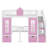 Adonya Kids Twin Over Twin Bunk Bed-182423034