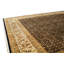 Tapis noir et doré de haute qualité noué à la main