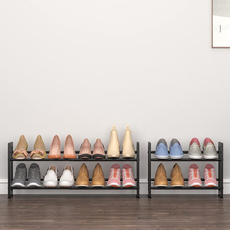 Range-chaussures 12 paires Entrance, Noir