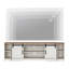 Meuble télé 78,7 po avec rangement ouvert et portes de grange Laziza -988997878