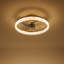 Kappa 48cm Crystal Ceiling Fan with LED Lights-2118070209