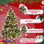 Artificial Christmas Tree, PVC Christmas Tree with Tips and Stand, Artificial Pine Tree, Christmas Decoration, Snow Effect with Pine Cones-1566508344-1566508346