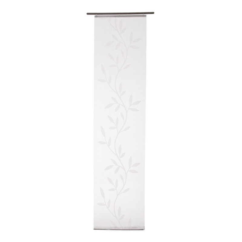 Ciel Track Insert Sheer Sliding Panel, White