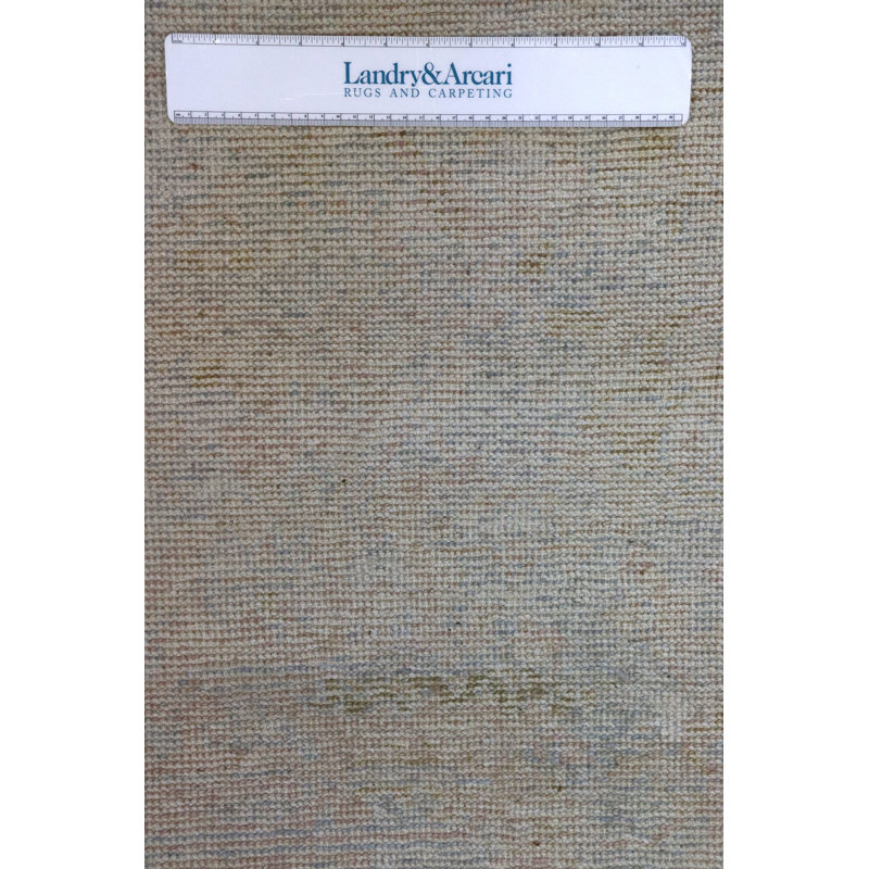 Tapis orange / vert / gris One-of-a-Kind 4 pi x 5 pi 11 po
