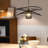 Wing-shaped Durable Handwoven Bamboo Pendant Light-1058665859
