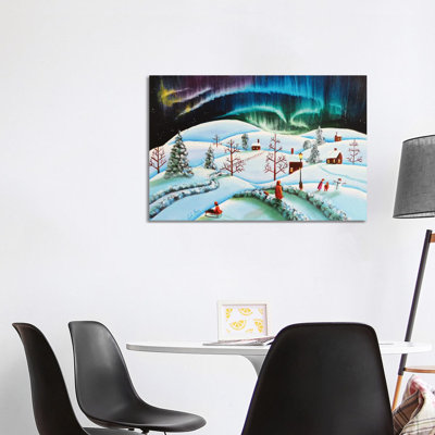 The Northern Lights by Gordon Bruce - Wrapped Canvas Print