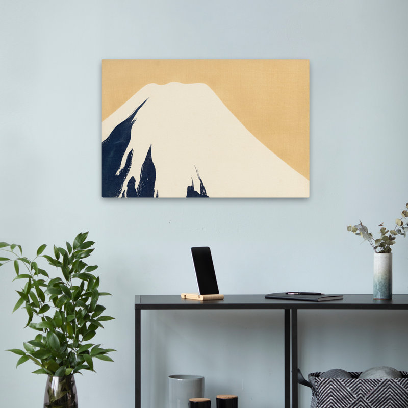 The Mountain Fuji, 1909 - Paysages, musée, montagnes du Japon, art, H 16 po x l 24 po