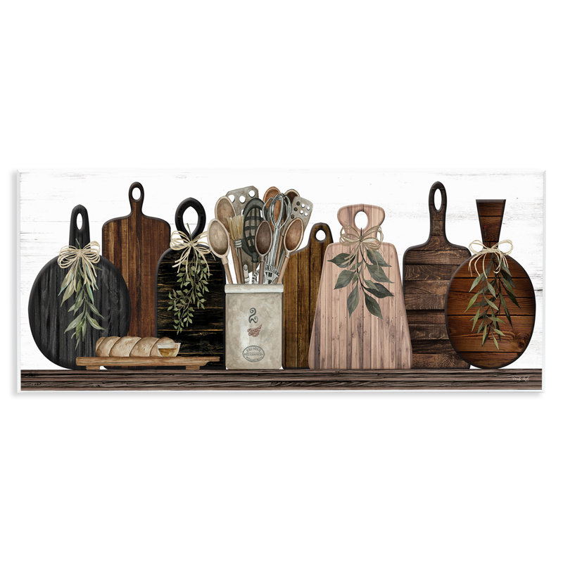Art mural en bois pour cuisine par Cindy Jacobs